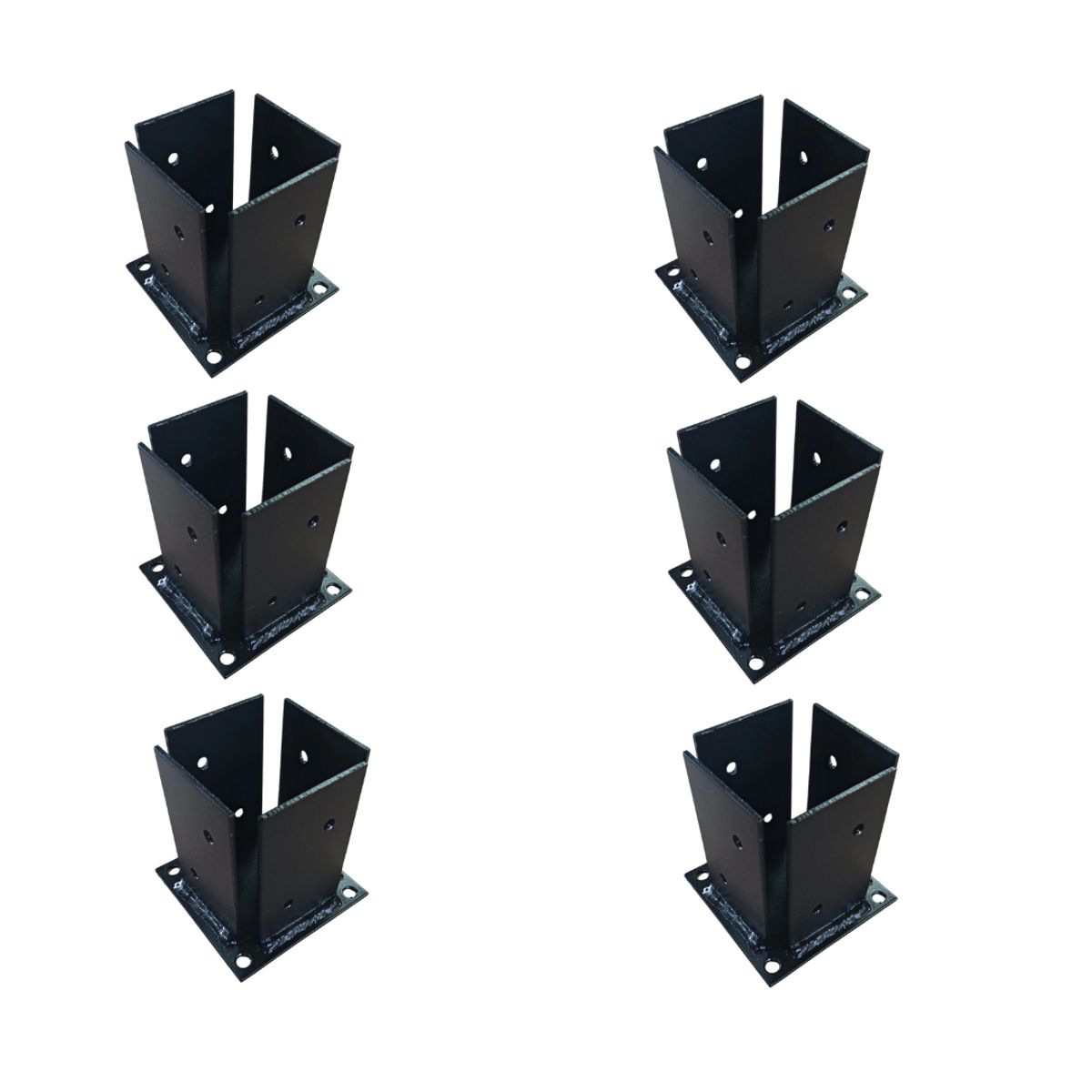 Kit de 6 Bases Para Pilares, Soportes, Anclaje De 4x4 (cepillada), marca VARIOS - Foto Principal