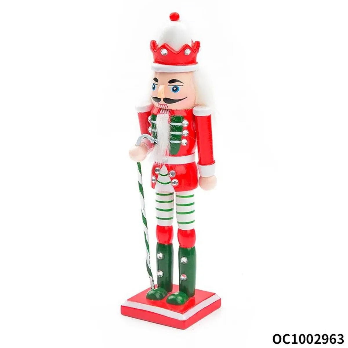 GENERICO - Adornos De Cascanueces De Madera 38cm