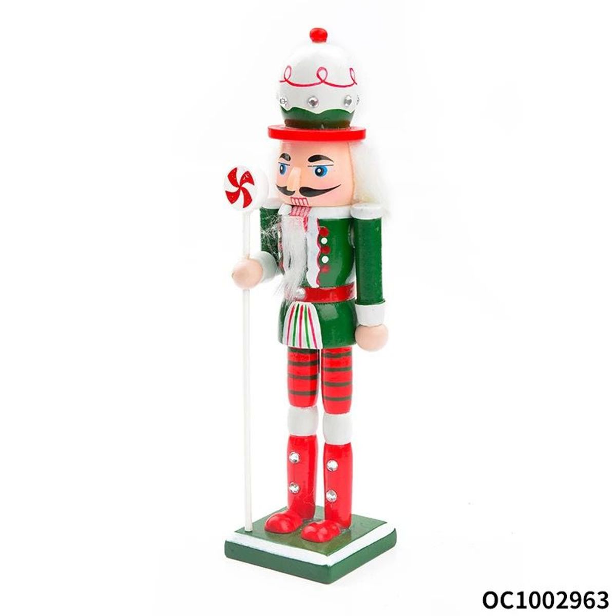 GENERICO - Adornos De Cascanueces De Madera 38cm