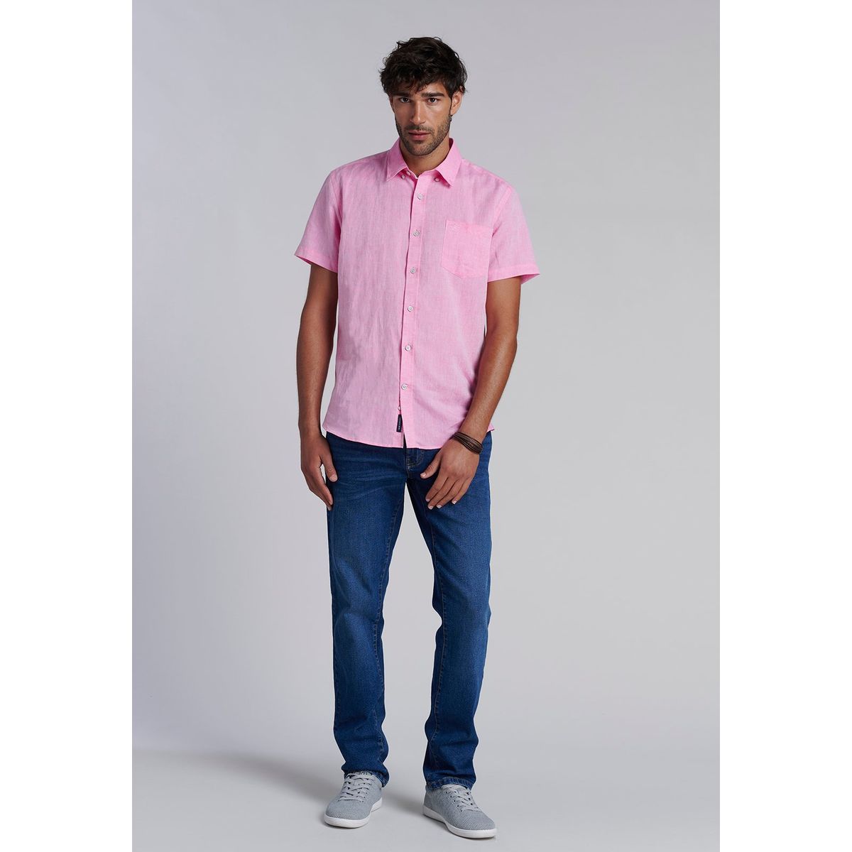 FEROUCH - Camisa Sport Atlanta F Rosado Ferouch