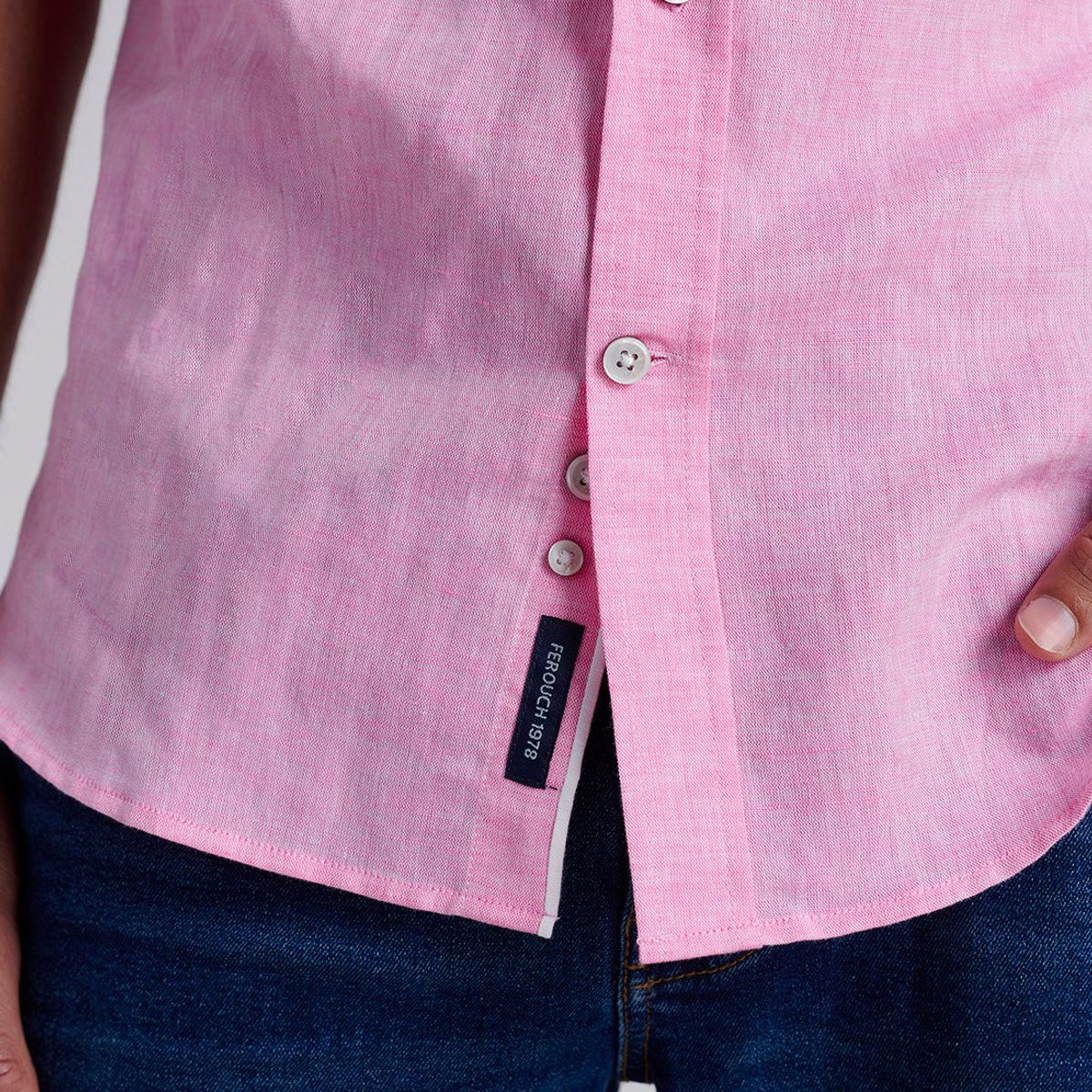 FEROUCH - Camisa Sport Atlanta F Rosado Ferouch