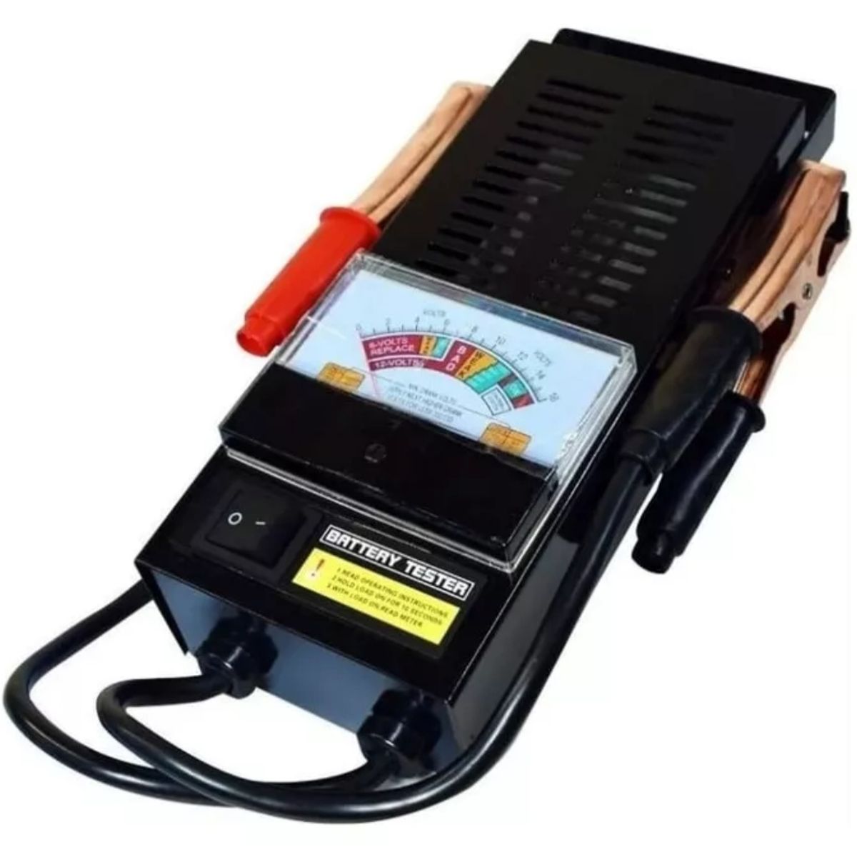 GENERICO - Tester Para Bateria 6v Y 12v Probador De Carga Analógico