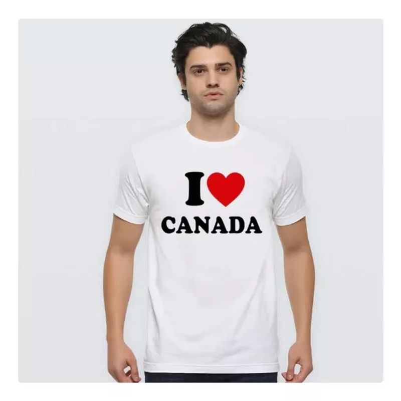 ROLY - Polera I Love Canadá Algodón