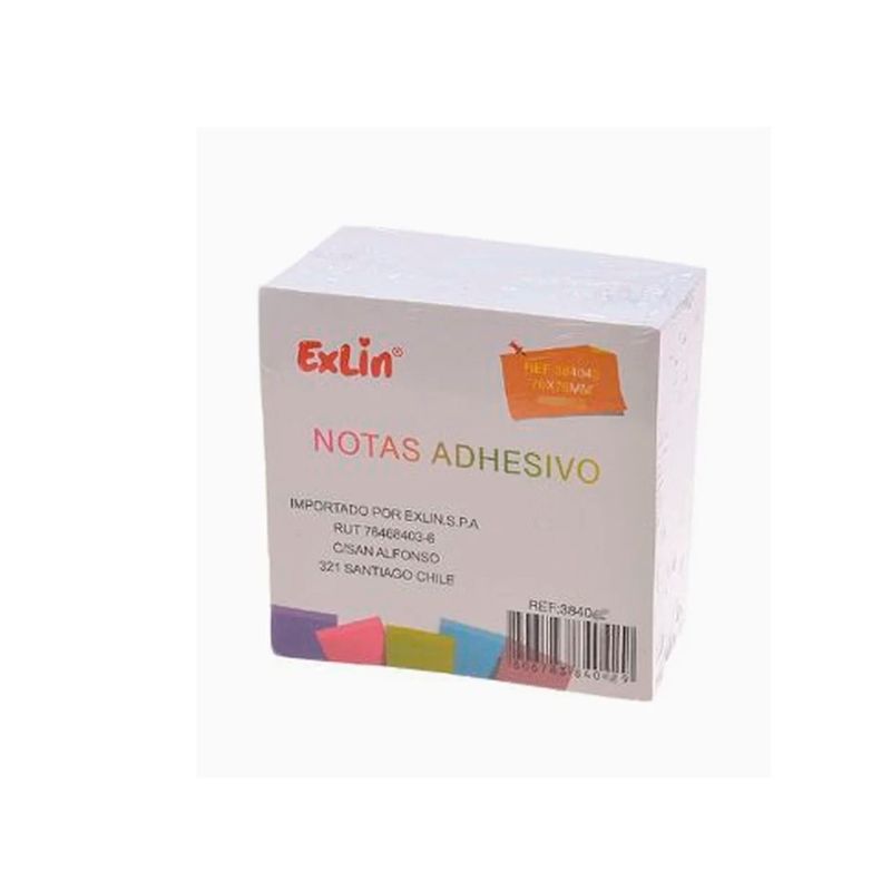 GENERICO - Notas Adhesivas  Blanca 7.6cm