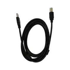 PHILCO - Cable Usb Tipo A A Tipo B negro 1,8 mts