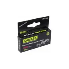 KAMASA - Pack 1.000 Grapas Corchetes 6mm/0.7mm Profesional