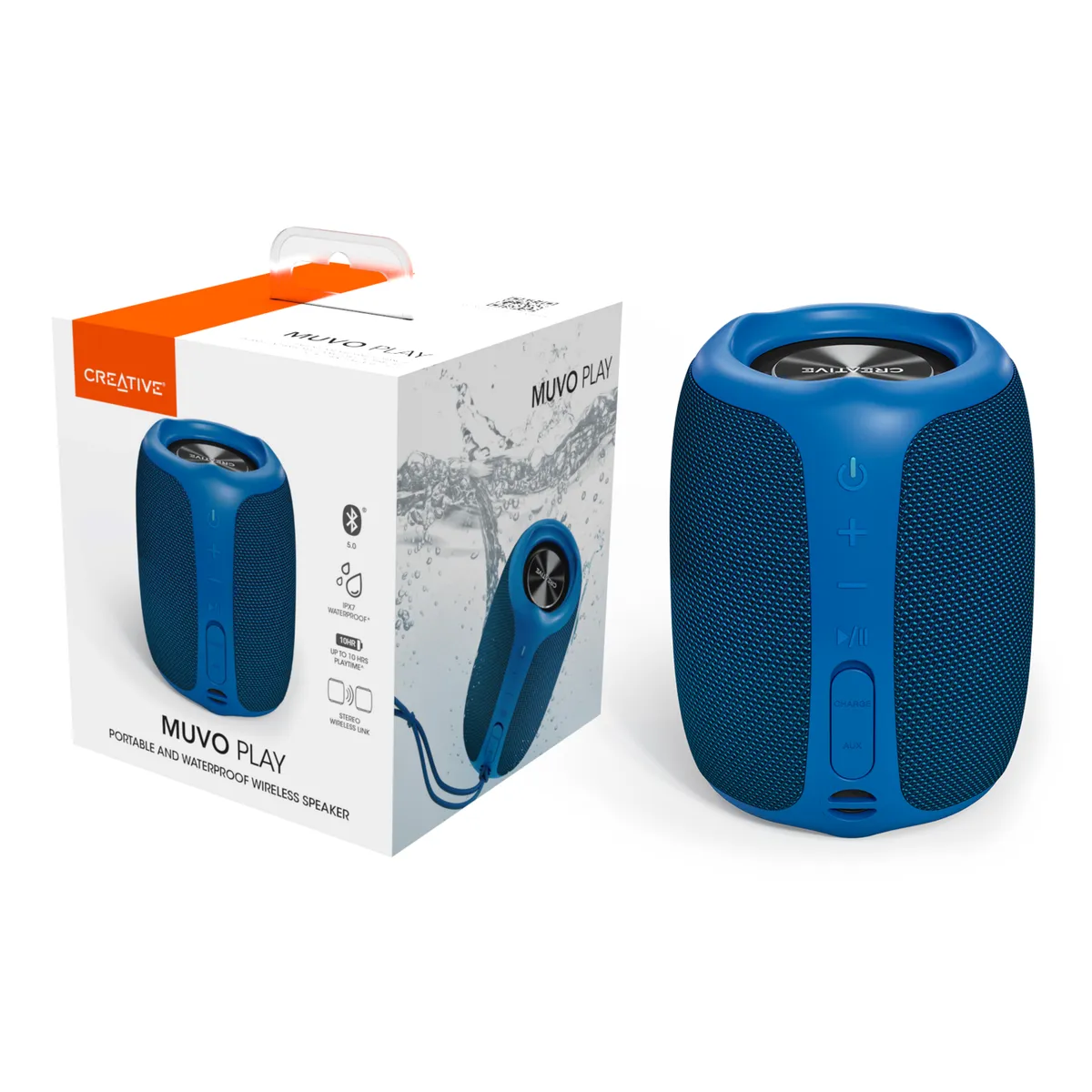 CREATIVE - Parlante Portatil Creative Muvo Play Azul