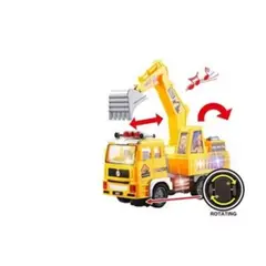 ANGELES DEL HOGAR - Juguete Camion Excavadora con Sonido Luces y Movimiento