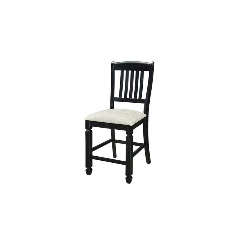 GENERICO - Taburete Tapizado Vermont Old Black