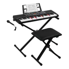 U BUY - Piano Teclado Musical Principiantes 61 Teclas Con Atril