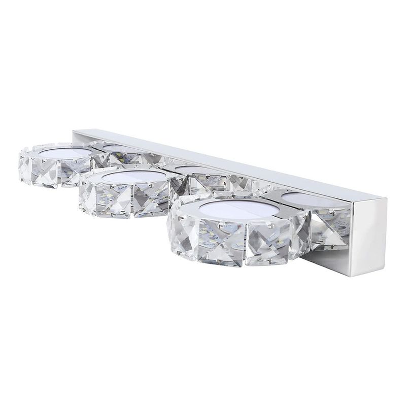 HOME NEAT - LED Lámpara de pared de Cristal Moderno para Espejo 46cm