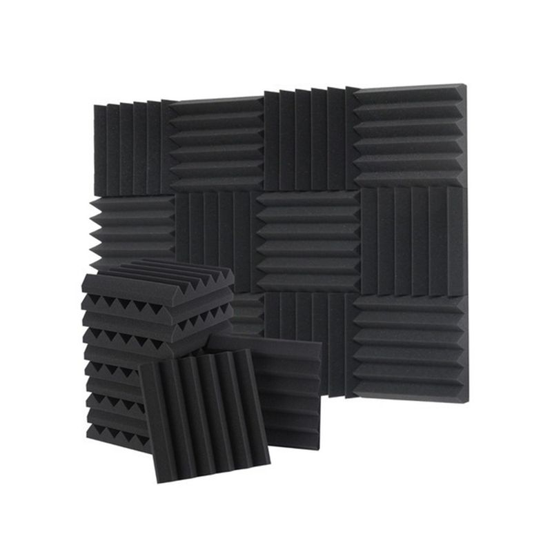 GENERAC - Kit 24 Paneles De Espuma Acustica 30x30x2.5cm Alta Densidad