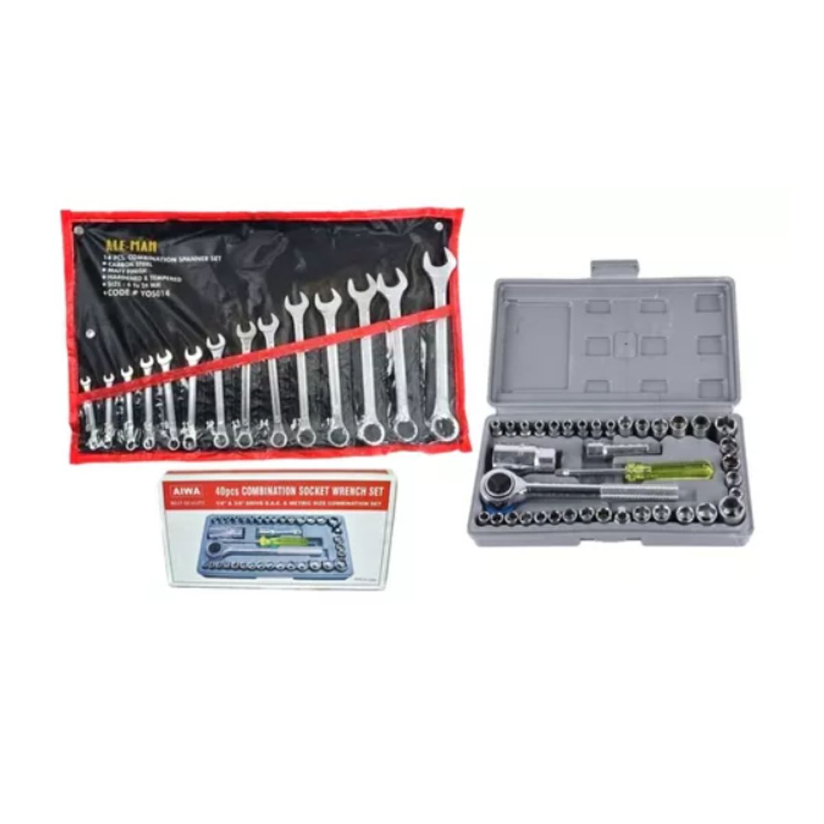 GENERICO - Juego De 14 Llaves Punta Corona + Caja De Dados 40 Piezas