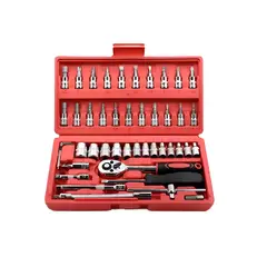 GENERICO - Juego Caja Set Dados Chicharra Herramientas 46 Piezas