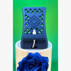 GENERICO - EcoHolder - Soporte Celular Hojas Azul Marino