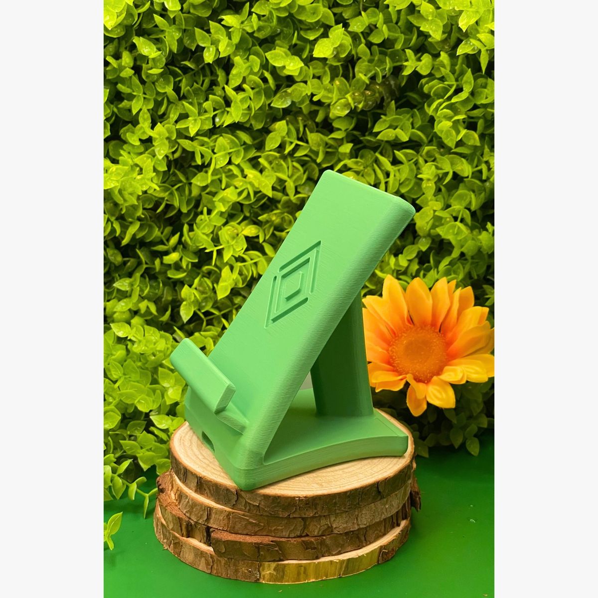 GENERICO - EcoHolder - Soporte Celular Base Verde Palta