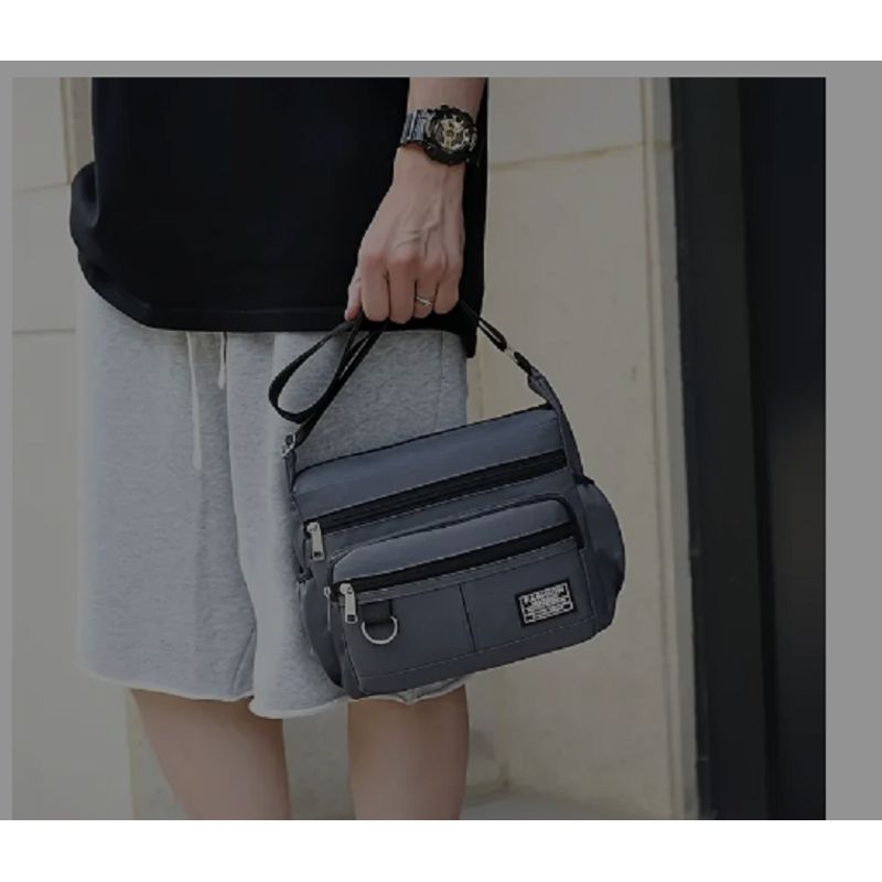 GENERICO - Bolso multicapa para hombre y mujer bandolera multifuncional