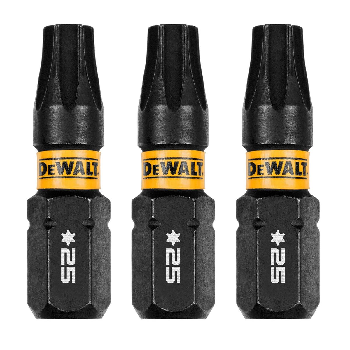 DEWALT - Set 3 puntas 1" T25 FLEXTORQ DEWALT DWAF1TX25IR3