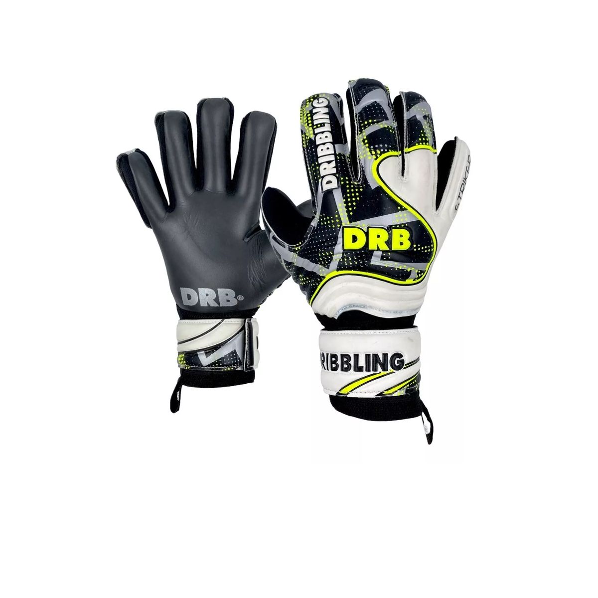 DRB - Guantes Arquero Portero Talla 11 DRB Striker Con Ferulas