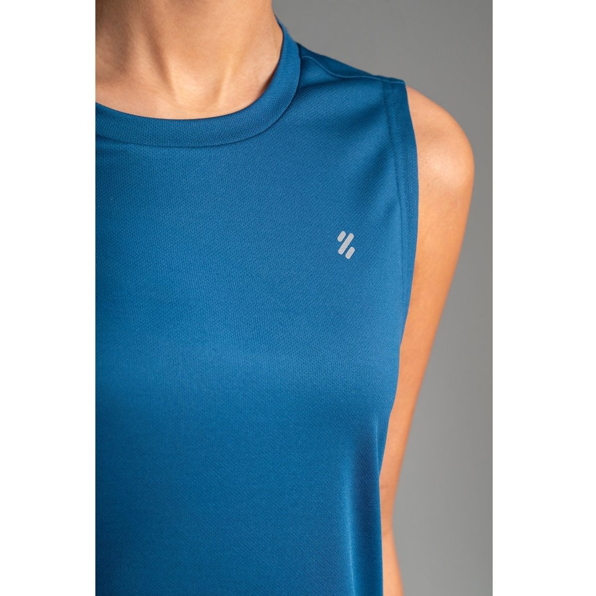 ULTIMATE - ULTIMATE POLERA SM SPORT MUJER OIL BLUE