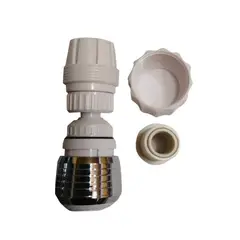GENERICO - Filtro Aereador Flexible 360 Grados Lavaplatos Chorro blanco