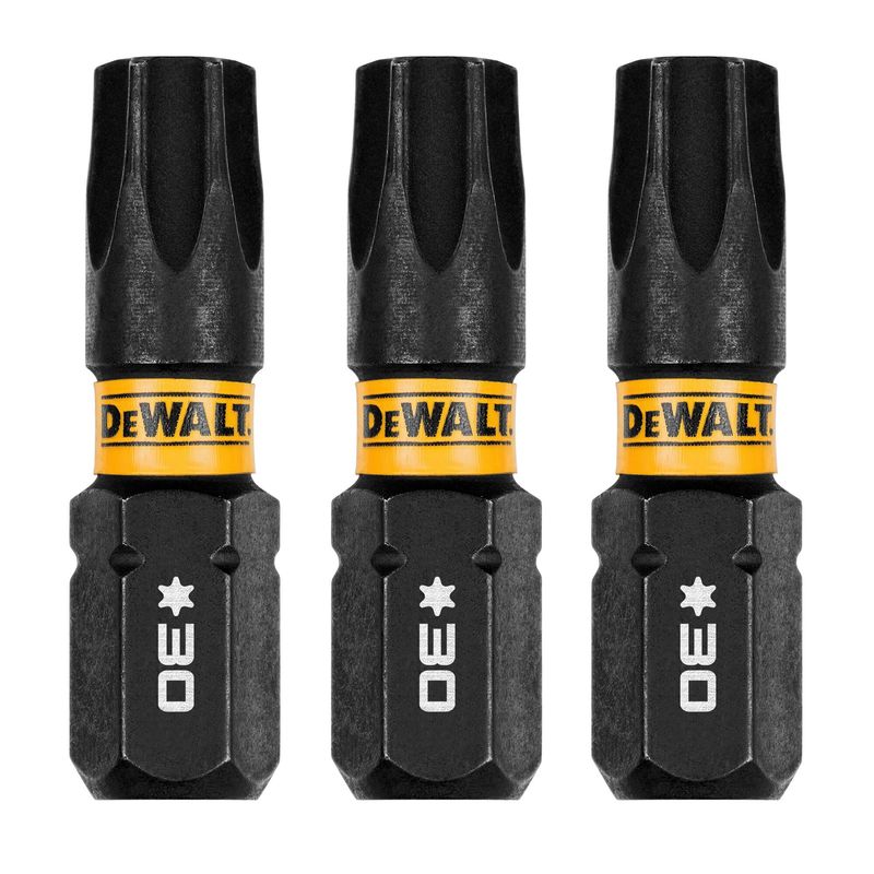 DEWALT - Set 3 puntas 1" T30 FLEXTORQ DEWALT DWAF1TX30IR3