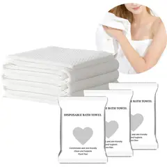MIABU - Pack Toallas desechables para cuerpo baño 140 x 70 cms