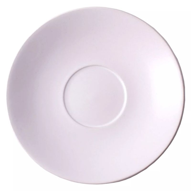 GENERICO - Plato Llano De Pan Postre Torta Cerámica Blanco 158mm X6