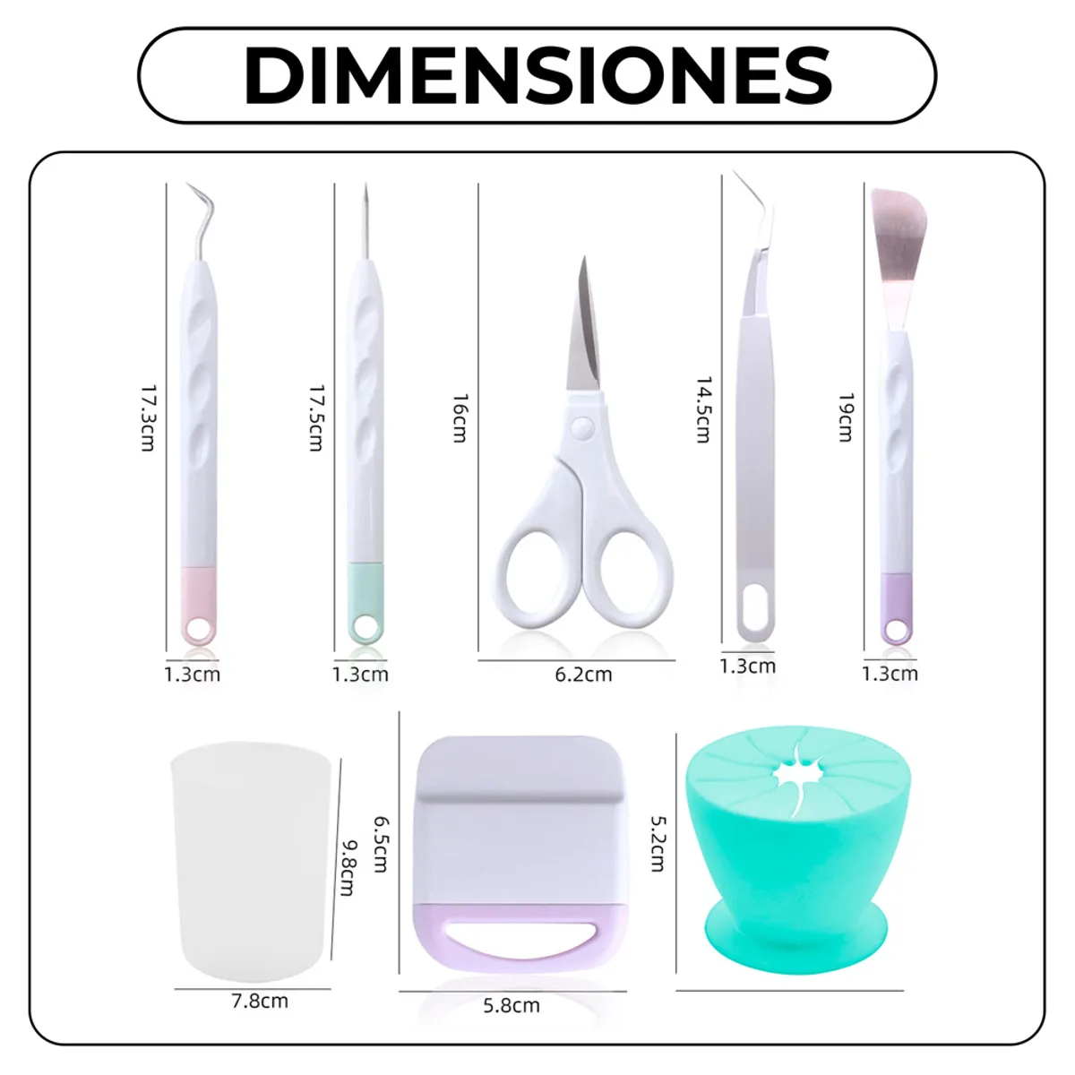 GENERICO - Kit Herramientas Para Vinilo Cameo Cricut Calcomanía 8pcs