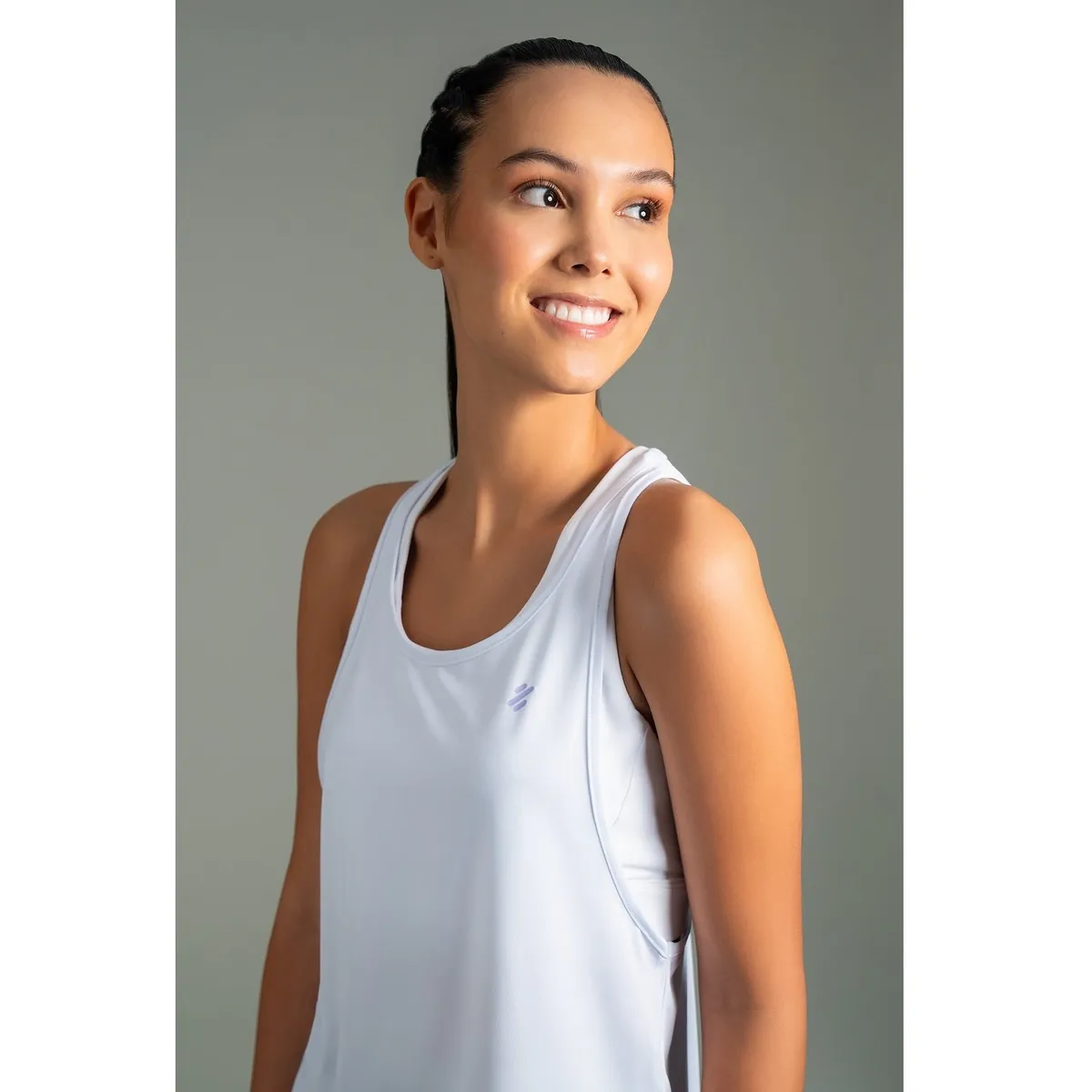 ULTIMATE - ULTIMATE POLERA SM SPORT MUJER WHITE MOON