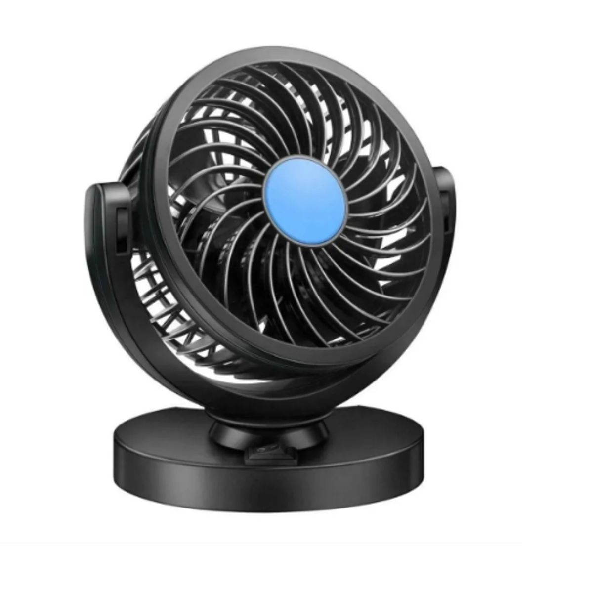 GENERICO - Mini Ventilador Para Auto 12v Interior 360º Portátil Camion