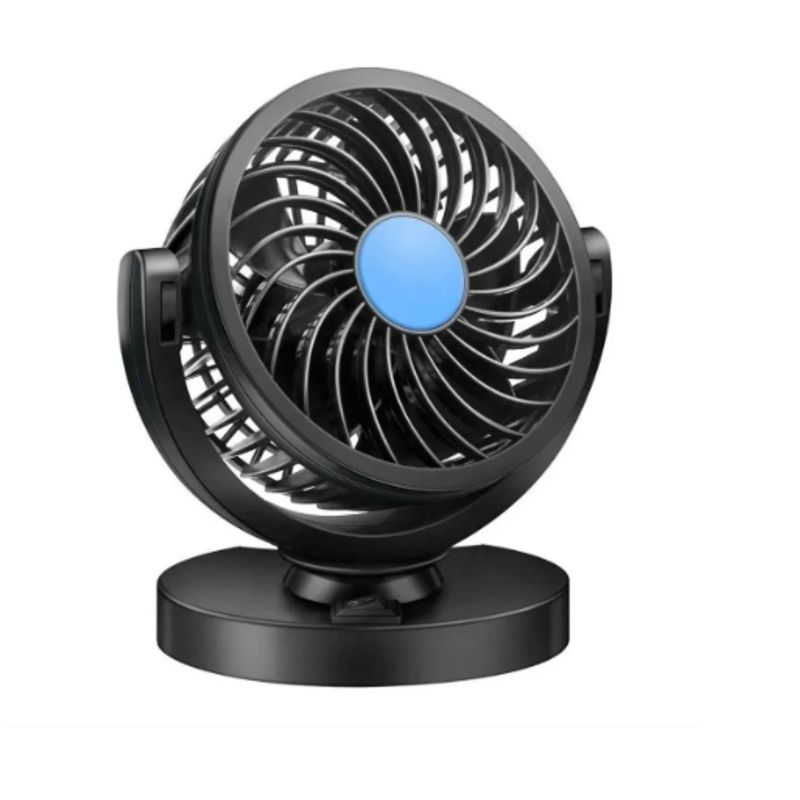 GENERICO - Mini Ventilador Para Auto 12v Interior 360º Portátil Camion