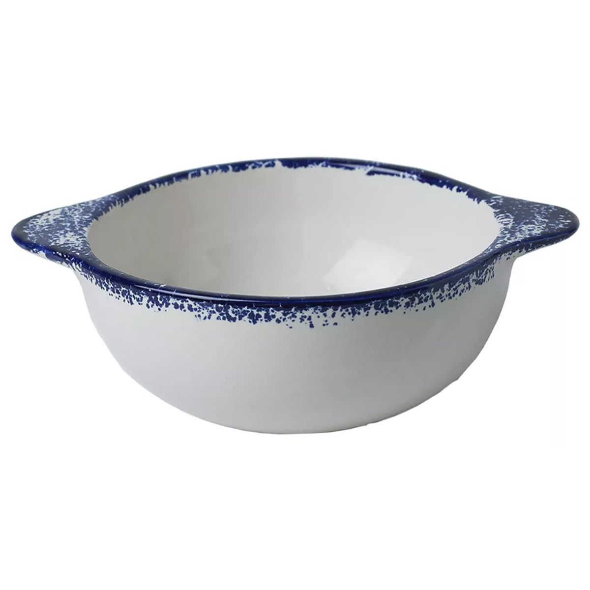 GENERICO - Tazón Con Doble Asa Bowl Cuenco De Cerámica 13x6cm X6