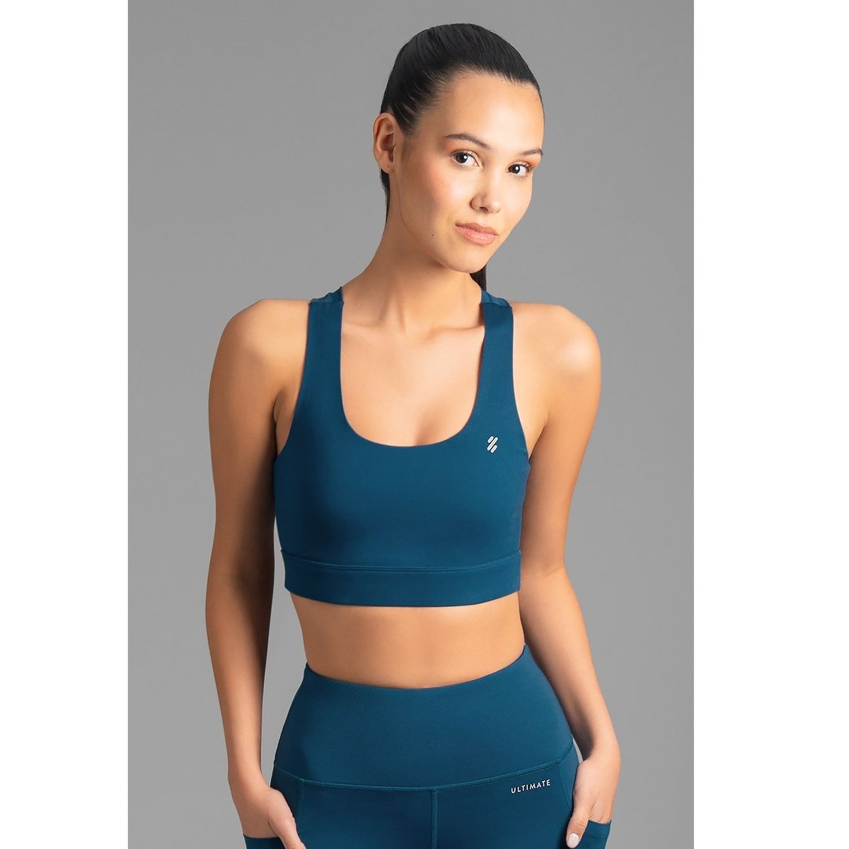 ULTIMATE - ULTIMATE BRA SPORT MUJER BLUE OPAL