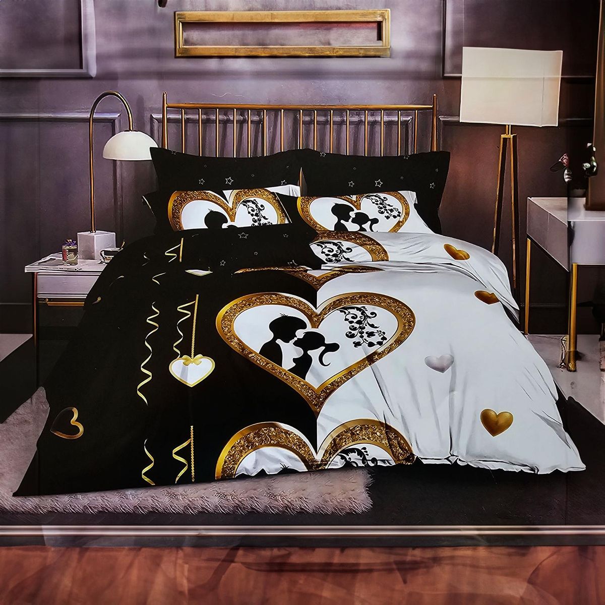 GENERICO - JUEGO DE SABANAS 2.0 PLAZAS QUEEN CELEBRACION 621