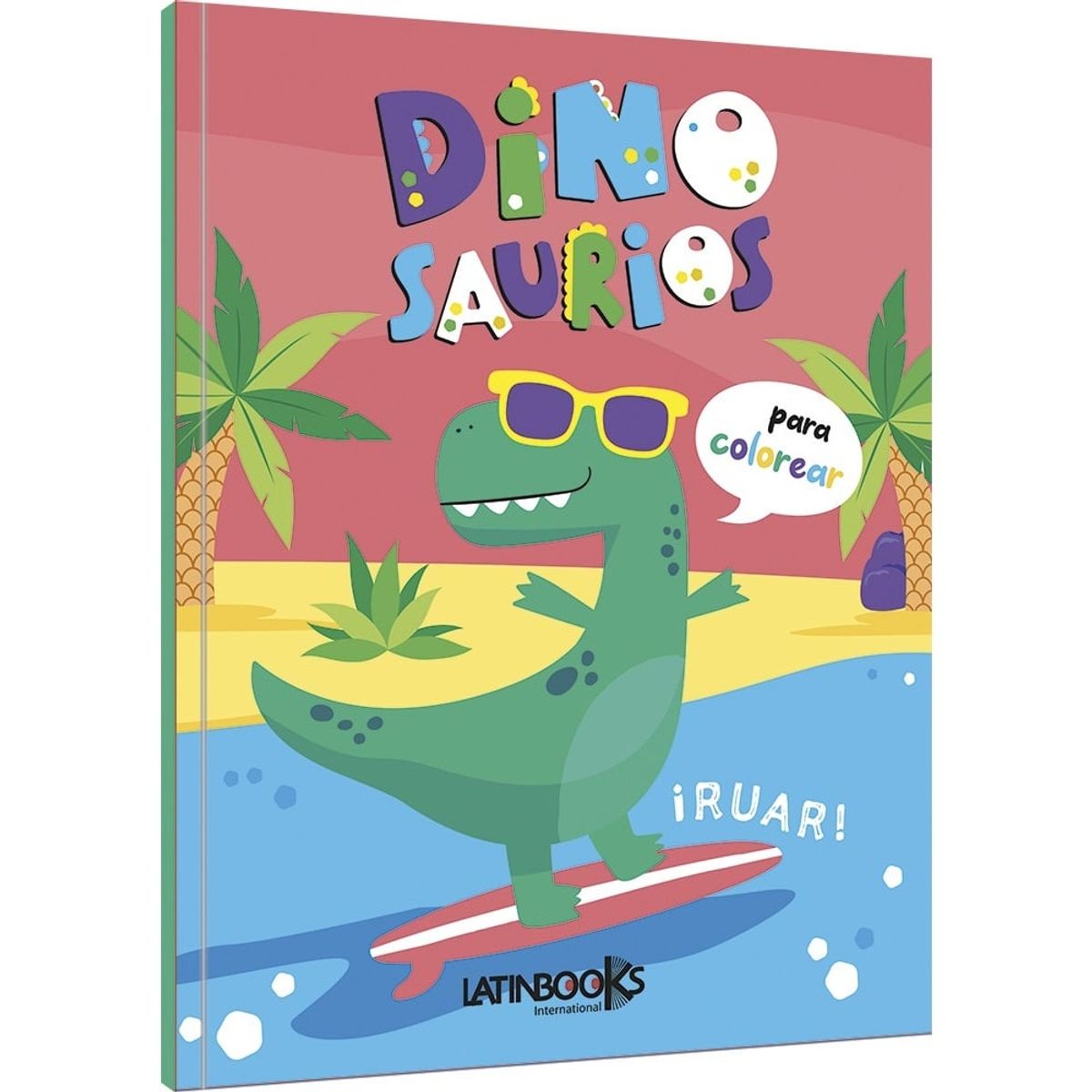 LATINBOOKS - Libro A TODO COLOR -DINOSAURIOS INFANTIL