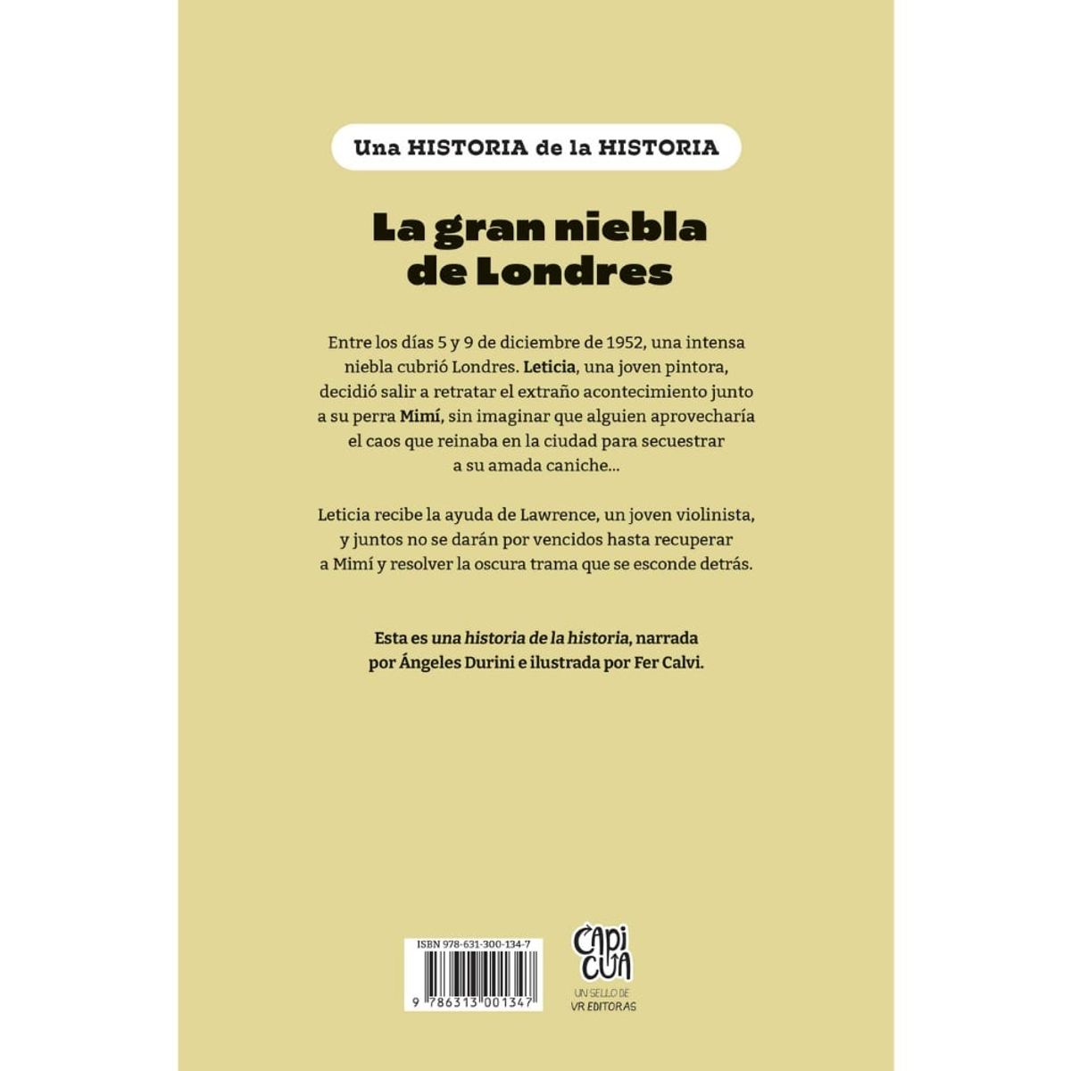 VERGARA Y RIBA - Libro LA GRAN NIEBLA DE LONDRES