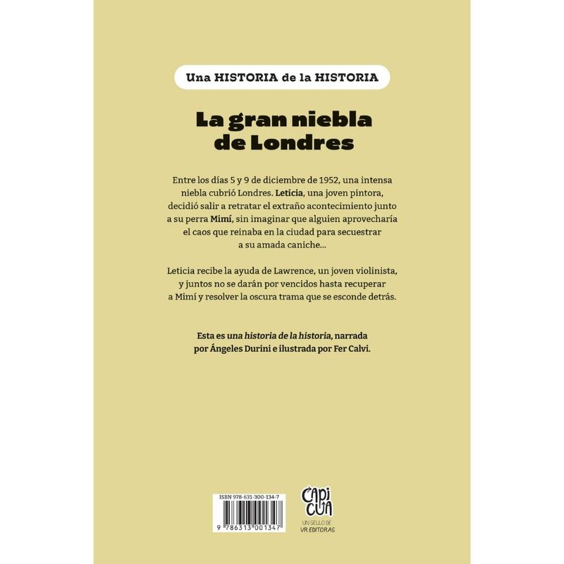 VERGARA Y RIBA - Libro LA GRAN NIEBLA DE LONDRES