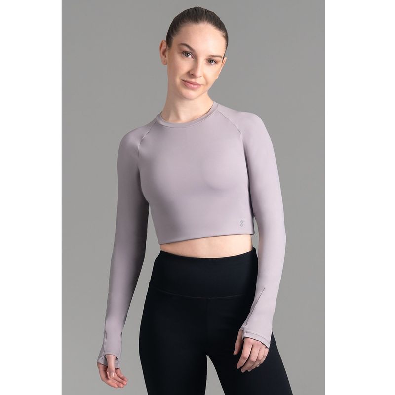 ULTIMATE - ULTIMATE TOP ML SPORT MUJER RAGLAN COOL GRAY