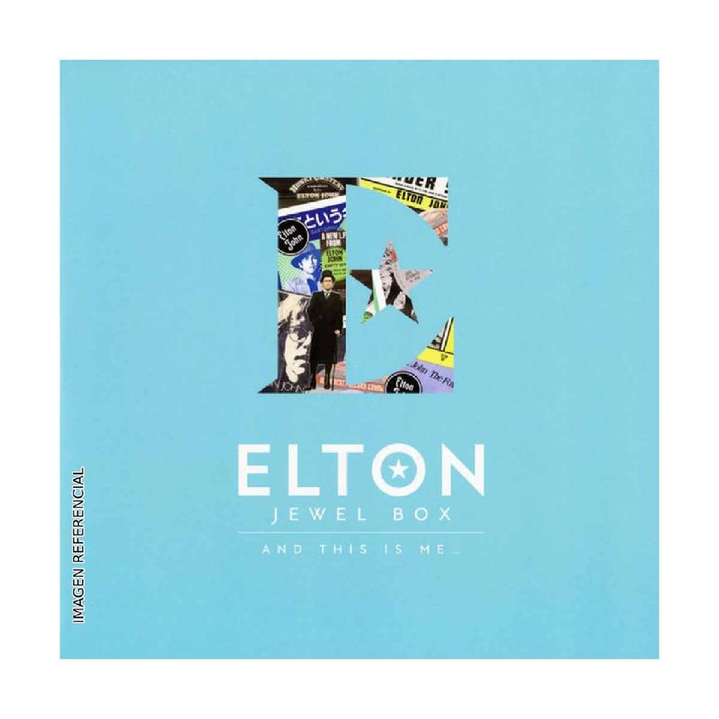 GRUPO LASER DISC - VINILO ELTON JOHN JEWEL BOX - AND THIS IS ME 2LP