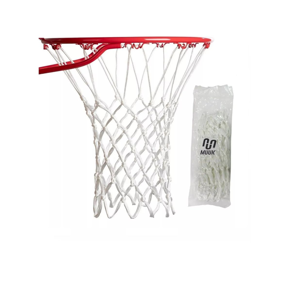 MUUK - Red Basquetbol Baloncesto Muuk 6mm Resiste Sol Y Lluvia Par