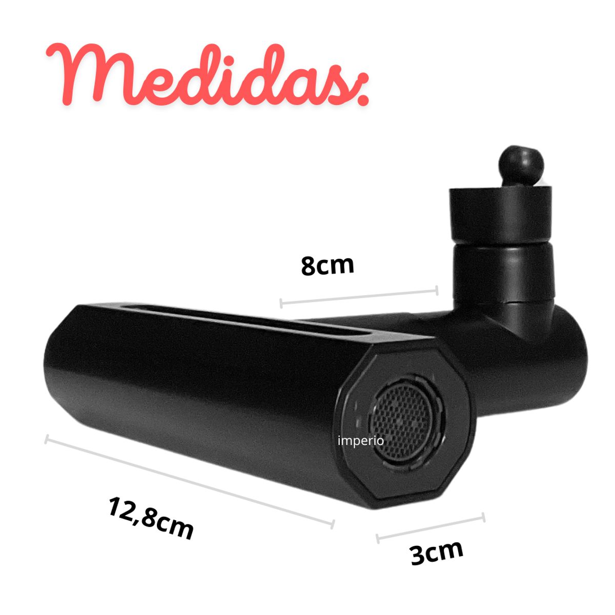 GENERICO - Grifo Extension Cascada Multifuncional Giratorio 360° Cocina