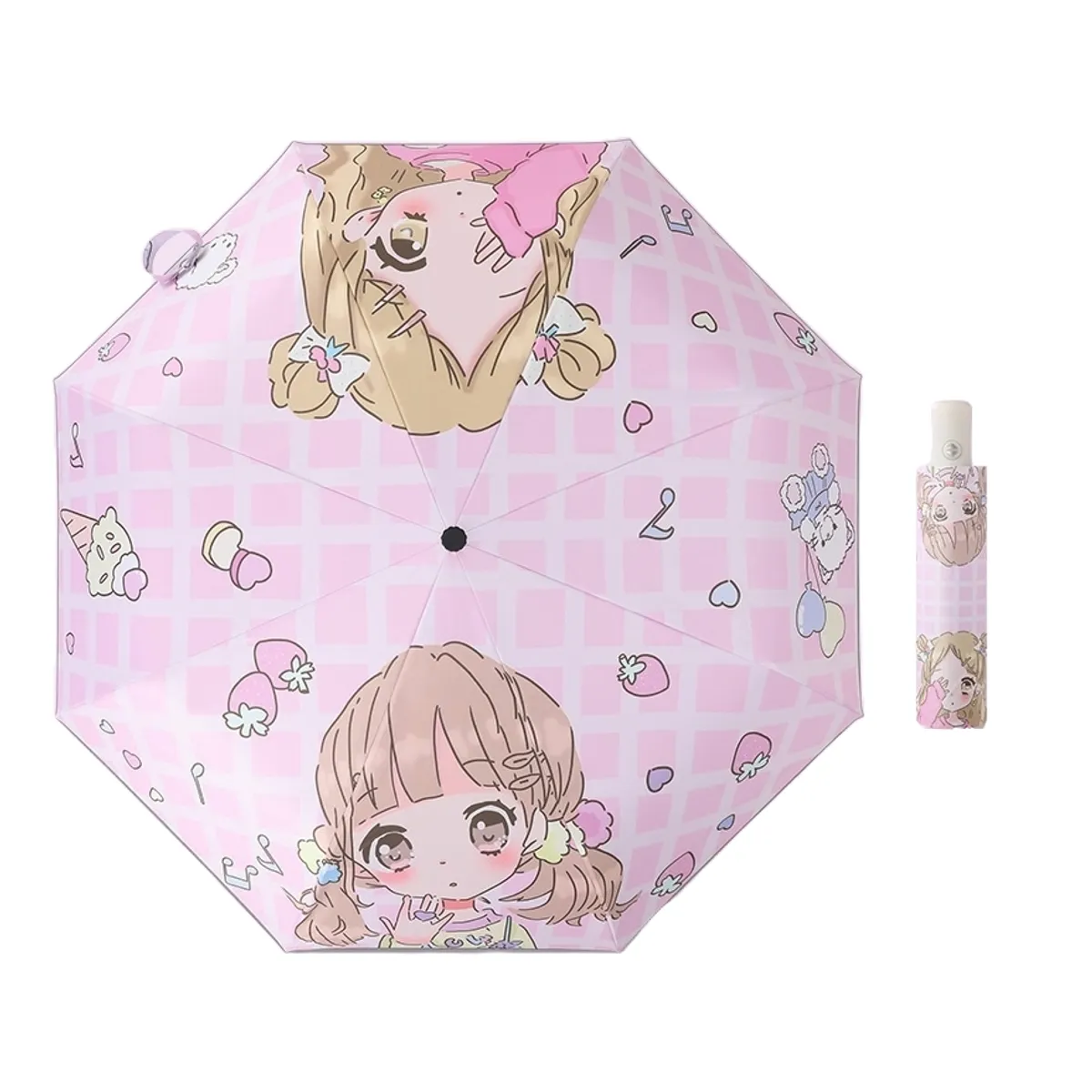 ATURE - Paraguas Sombrilla Automático Infantil Manual Para Niño Niña