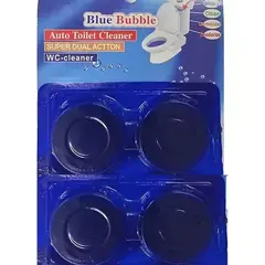 1724 - Pack 10 Pastillas Limpiadoras Para Baño Azul 40 Unidades