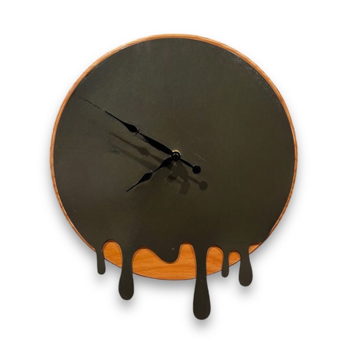 GENERICO - Reloj de Muro Redondo en Madera y Fierro RMR05