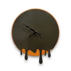 GENERICO - Reloj de Muro Redondo en Madera y Fierro RMR05