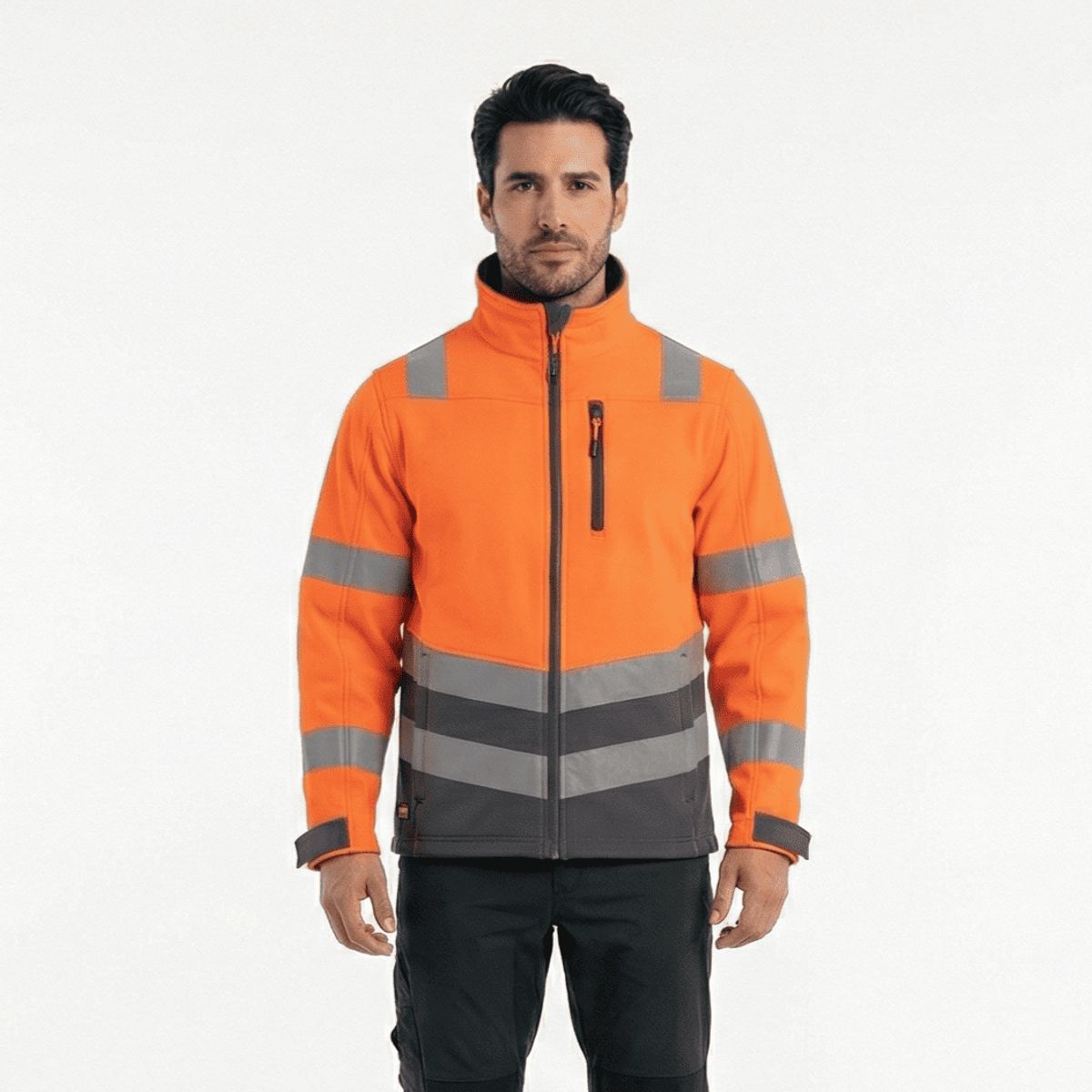 T-WORLD - Chaqueta Softshell Hi-Vis Clase 2 Manga Larga Hombre