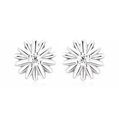 LA GARZA - Aros Plata Mujer Sunflower