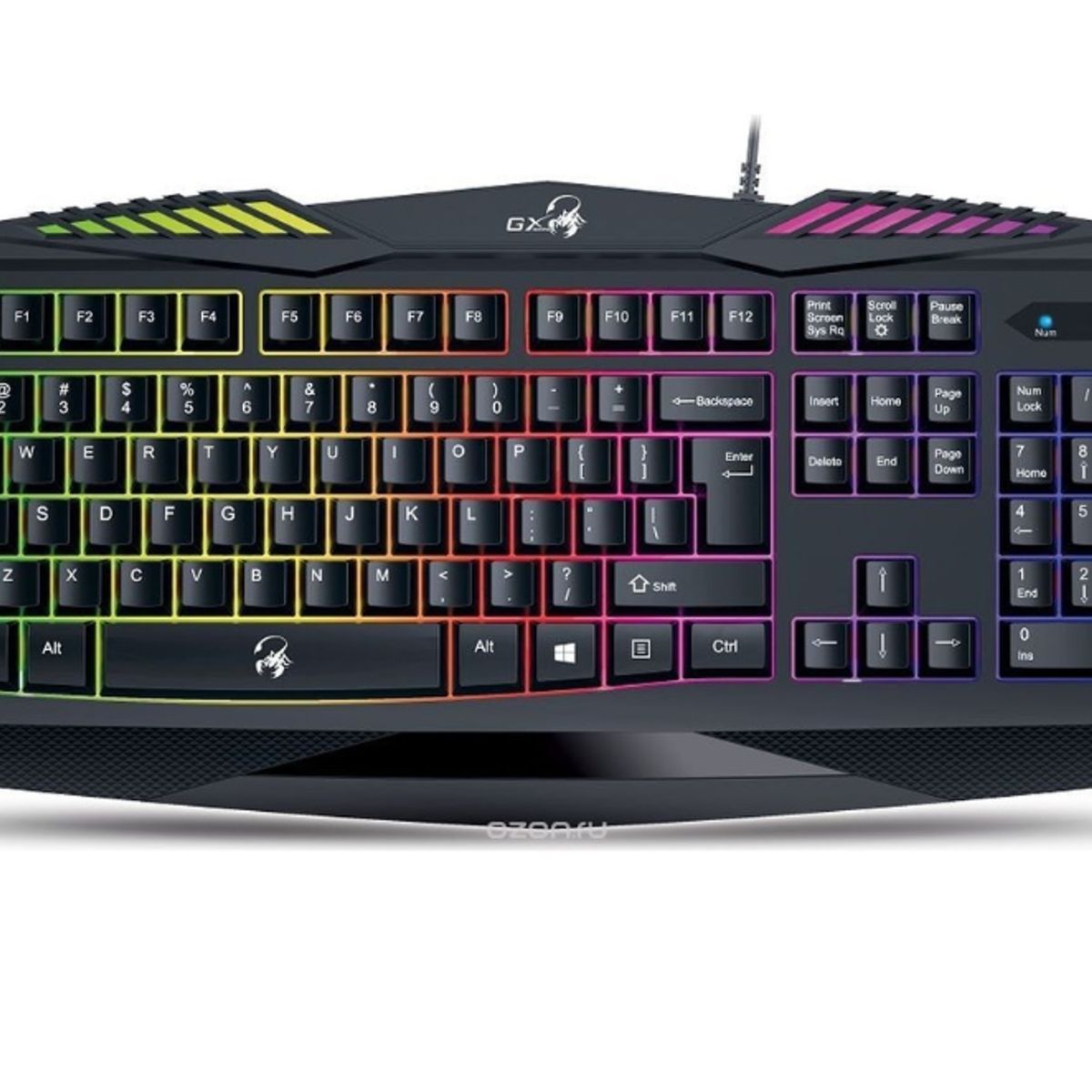 GENIUS - Teclado Gamer - Genius Scorpion K220 - RGB - USB 2.0 - Negro