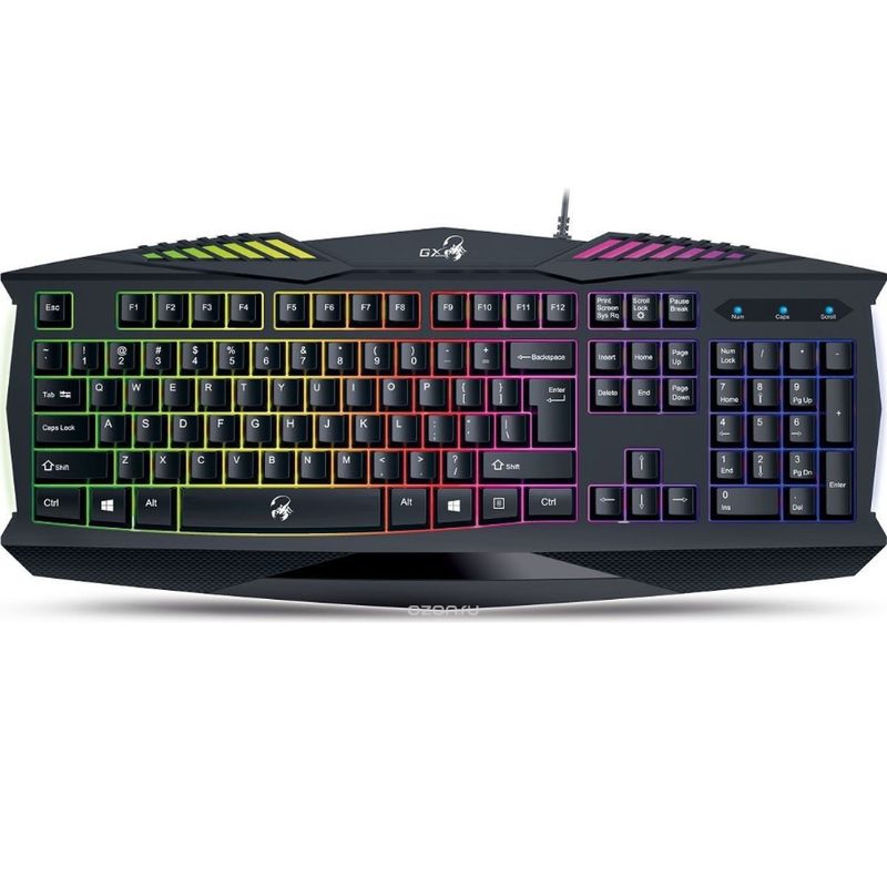GENIUS - Teclado Gamer - Genius Scorpion K220 - RGB - USB 2.0 - Negro